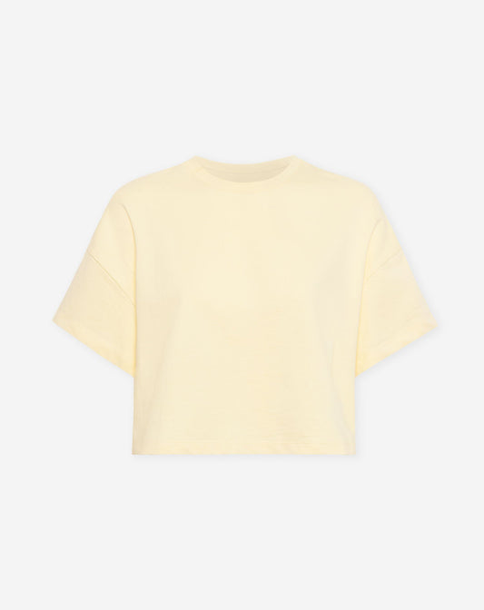 SOLID CROPPED SWEAT TEE BOTERGEEL
