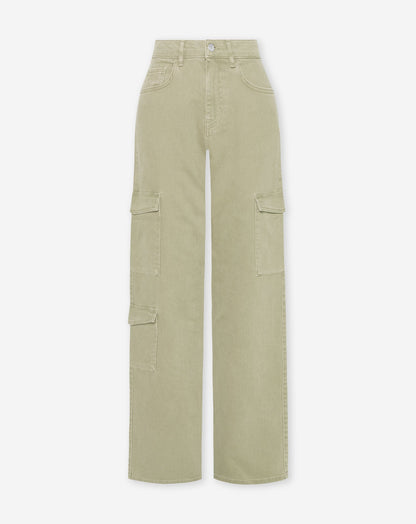 BELLA CARGO JEANS OLIJFGROEN