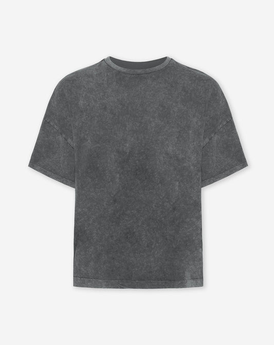 BASIC OVERSIZED TEE ACID GRIJS