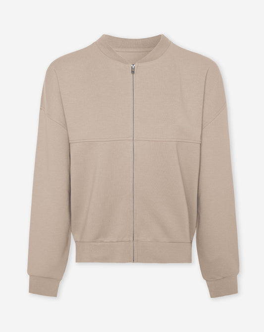 SCUBA CARDIGAN BEIGE