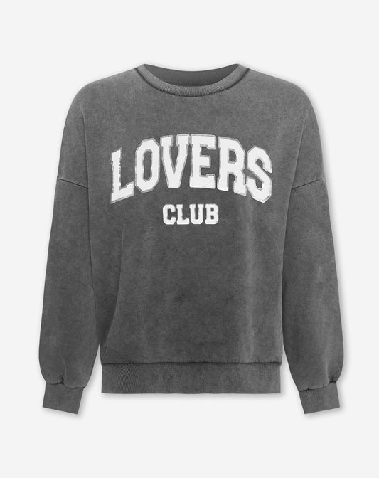 LOVERS CLUB ACID SWEATER GRIJS