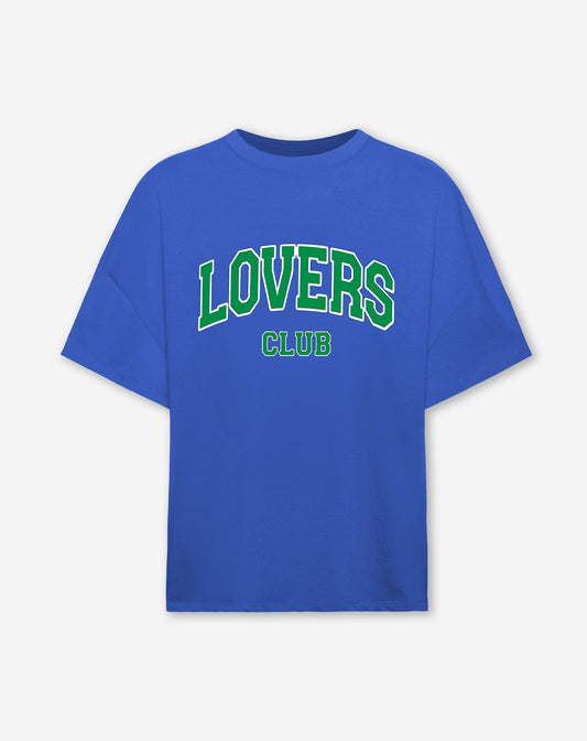 LOVERS CLUB OVERSIZED TEE KOBALTBLAUW