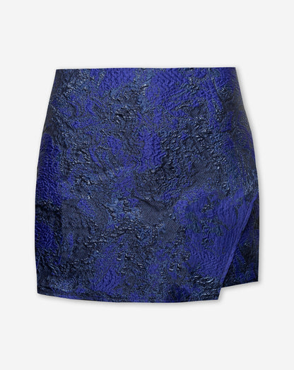 SENNA JACQUARD SKORT MARINEBLAUW