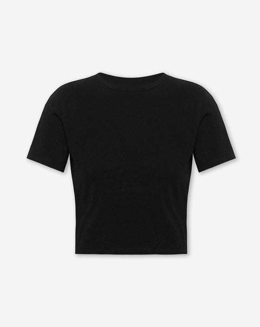 BABY JERSEY TEE ZWART