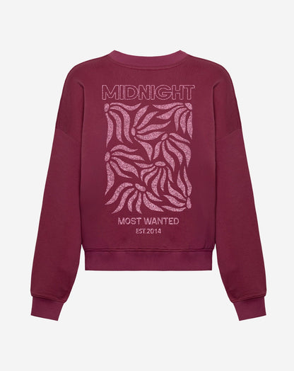 MIDNIGHT SWEATER BURGUNDY 
