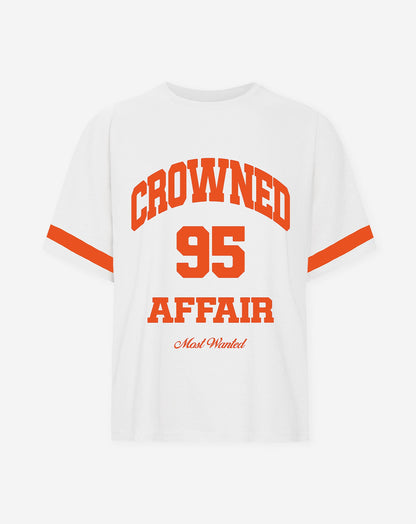 CROWNED OVERSIZED TEE CRÈME