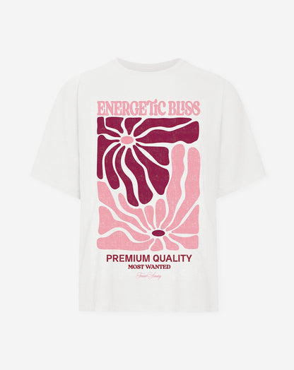 BLISS OVERSIZED TEE ROZE