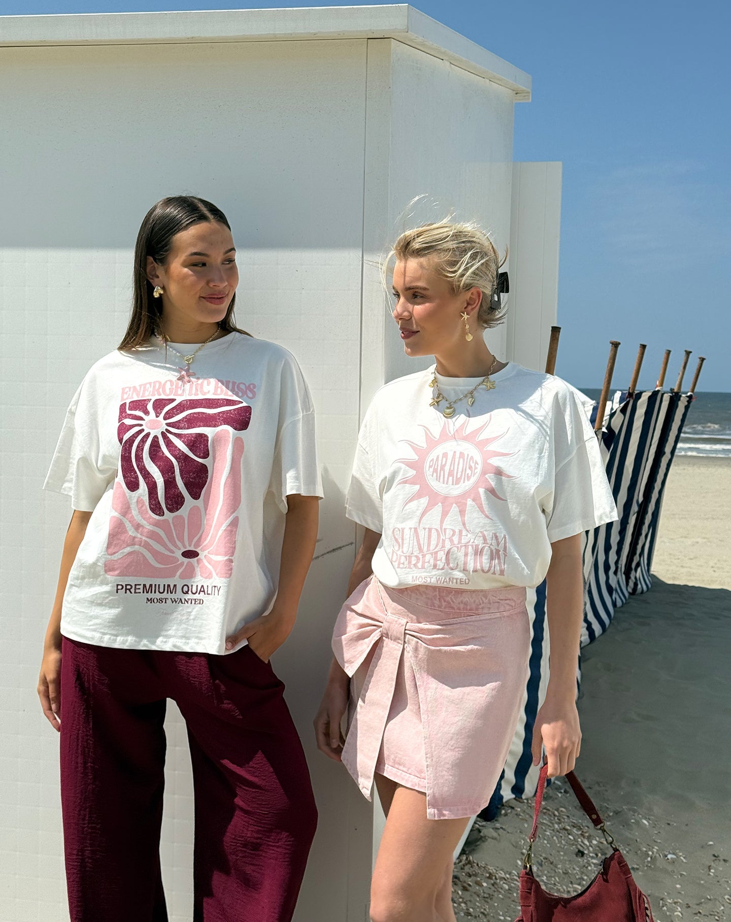 SUNDREAM PERFECTION OVERSIZED TEE CRÈME