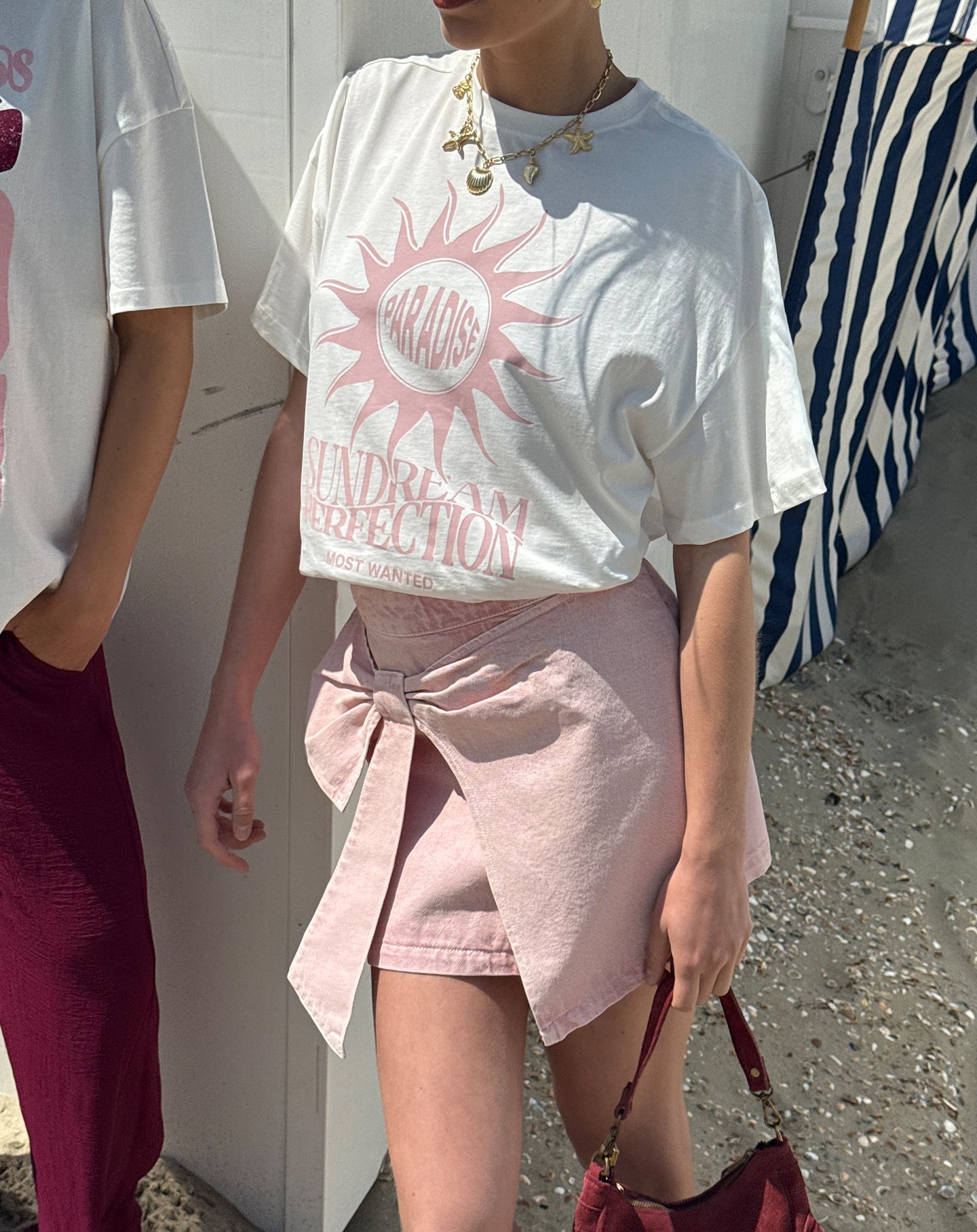 SUNDREAM PERFECTION OVERSIZED TEE CRÈME