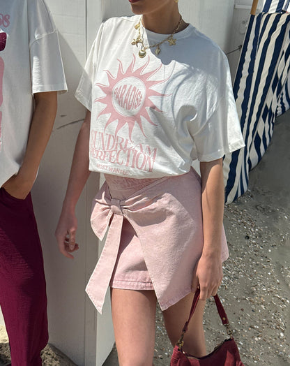 SUNDREAM PERFECTION OVERSIZED TEE CRÈME