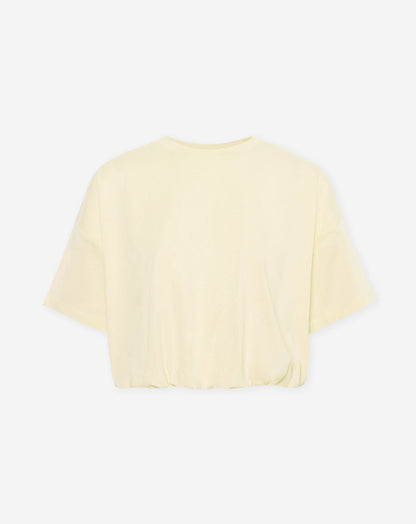 CROPPED BUBBLE HEM TEE BOTERGEEL