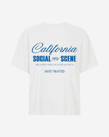 SOCIAL SCENE OVERSIZED TEE CRÈME
