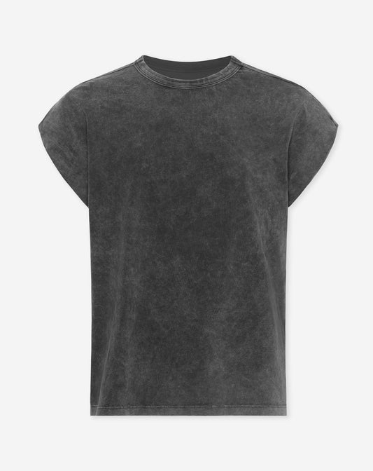 PADDED TEE ACID GRIJS