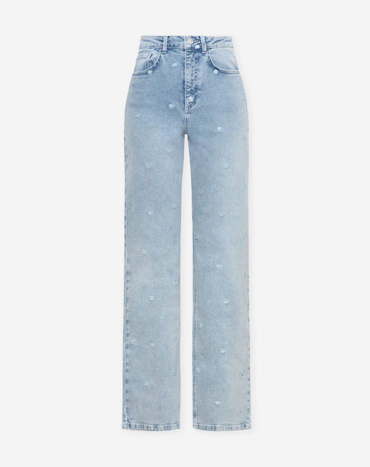 SHELL BOOTCUT JEANS BLAUW