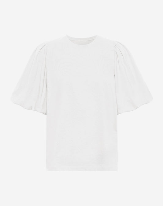 PUFF SLEEVE TEE CRÈME