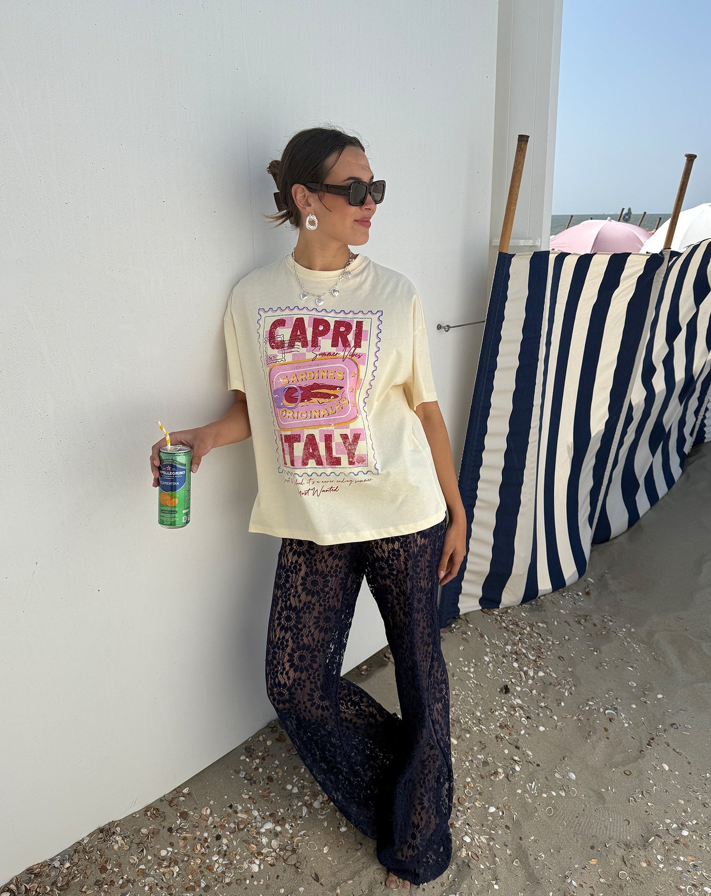 CAPRI SUMMER OVERSIZED TEE BOTERGEEL