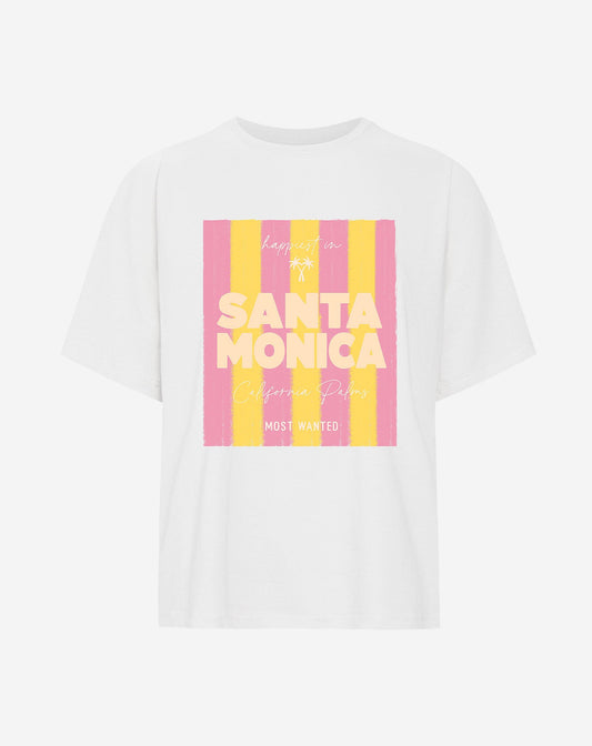 SANTA MONICA OVERSIZED TEE CRÈME