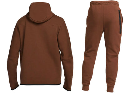 Nike Sportswear Tech Fleece-Set aus Hoodie und Jogginghose Cacao Wow/Schwarz 1 + 1 gratis