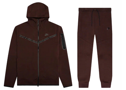 Nike Sportswear Tech Fleece-Set aus Hoodie und Jogginghose Erdfarben/Schwarz 1 + 1 gratis