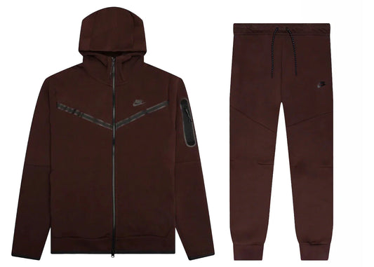 Nike Sportswear Tech Fleece-Set aus Hoodie und Jogginghose Erdfarben/Schwarz 1 + 1 gratis