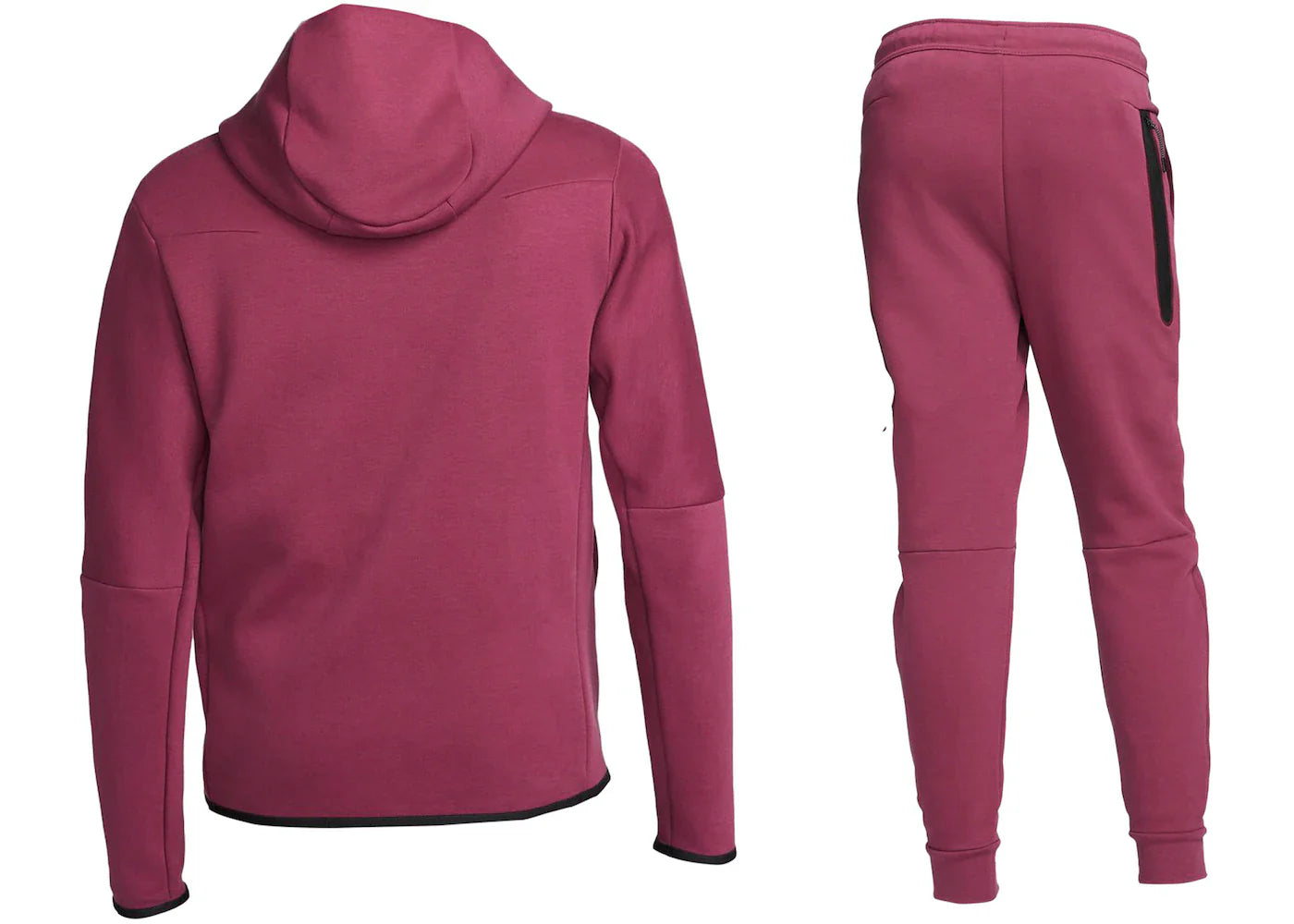 Nike Sportswear Tech Fleece-Set aus Hoodie und Jogginghose Rosenholz/Schwarz | 1 + 1 gratis