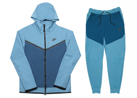 Nike Sportswear Tech Fleece-Set aus Hoodie und Jogginghose, Niederländisches Blau/Courtblau/Schwarz | 1 + 1 gratis