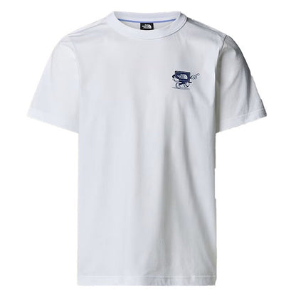 The North Face Unisex Cartoon Logo Relaxed T-Shirt White