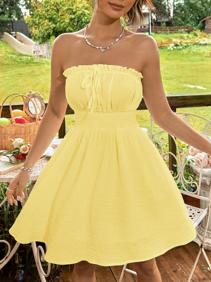 Olivia | Zomerjurk met Strikdetail
