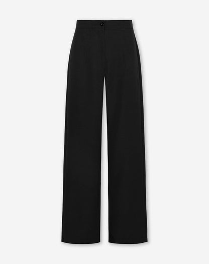 LIZZY STRAIGHT LEG PANTALON ZWART