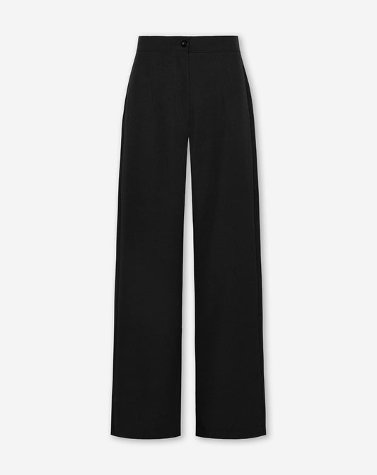 LIZZY STRAIGHT LEG PANTALON ZWART