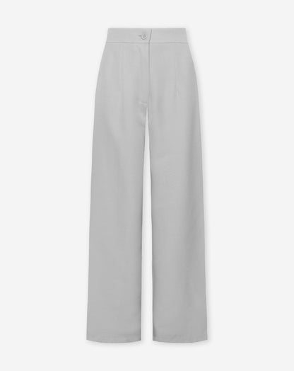 LIZZY STRAIGHT LEG PANTALON LICHTGRIJS
