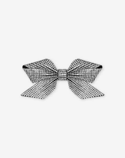 DIAMOND BOW BROCHE