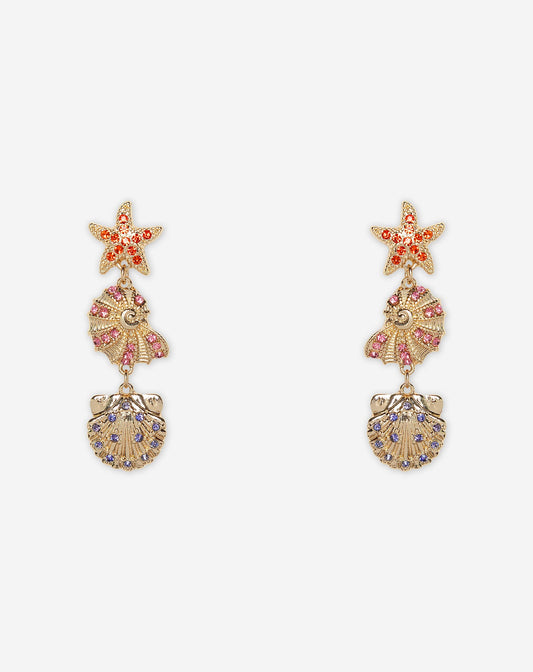 SEA MULTI STRASS EARRINGS