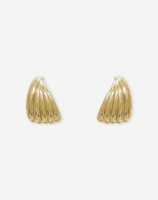 BIG TWISTED HOOP EARRINGS