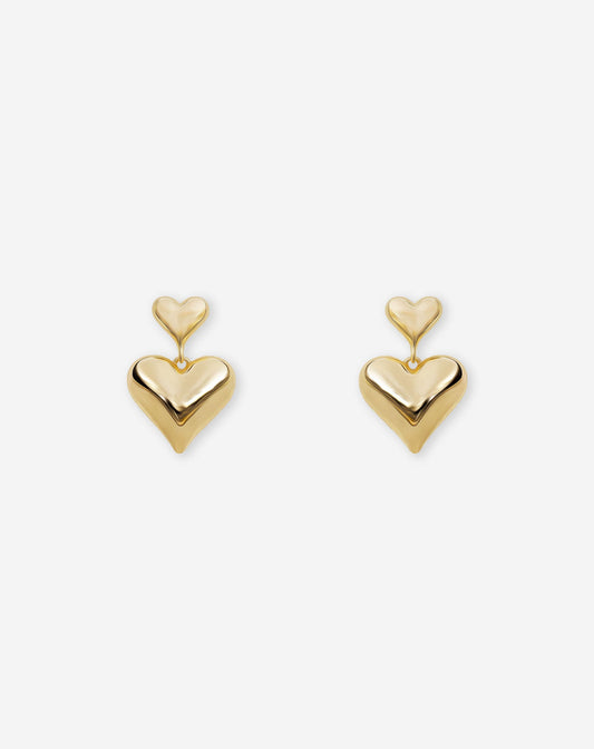 ROSIE DOUBLE HEART EARRINGS
