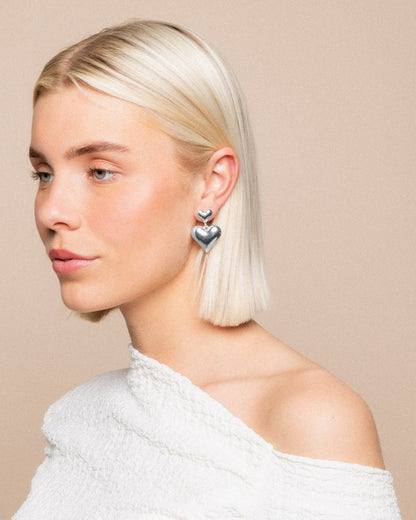 ROSIE DOUBLE HEART EARRINGS