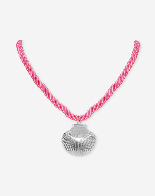 SEASHELL CORD NECKLACE ROZE