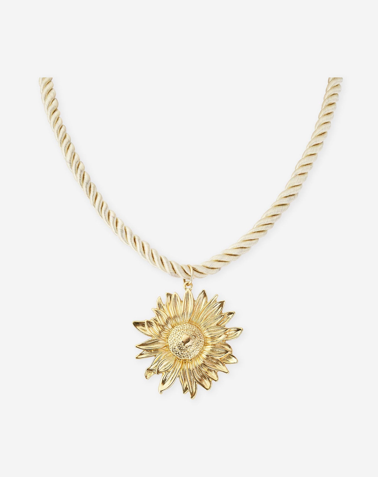 SUNFLOWER CORD NECKLACE BOTERGEEL
