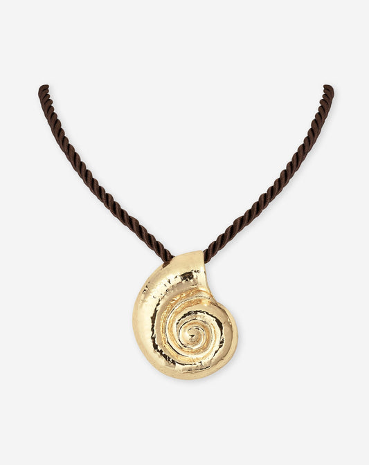 SEASHELL CORD NECKLACE BRUIN