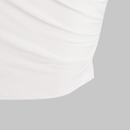 Roxanne | Elegante Eendeschouder Jurk met Ruches