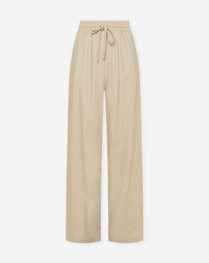 NIA LINEN PANTALON BEIGE