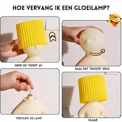 Naughty Glow Guy™ | Grappig, brutaal, met een grenzeloze glimlach!