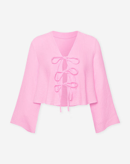 TARA MOUSSELINE TOP HARD ROZE