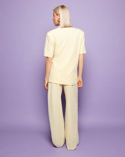 ZOEY WRAP UP SHORT SLEEVE BLAZER BOTERGEEL