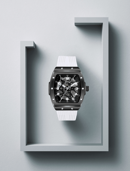 Millionaire Black White Strap | 1 + 1 Gratis