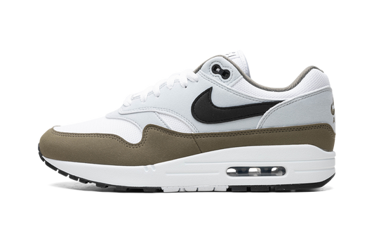 Nike Air Max 1 Weiß Schwarz Mittel Oliv