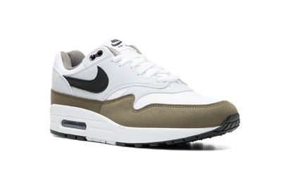 Nike Air Max 1 Weiß Schwarz Mittel Oliv
