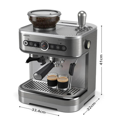 Philips Barista Brew Halbautomatische Espressomaschine – Edelstahl PSA3218/01